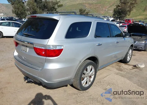 2011 Dodge Durango Crew from USA, damaged, VIN 1D4RD4GGXBC660900